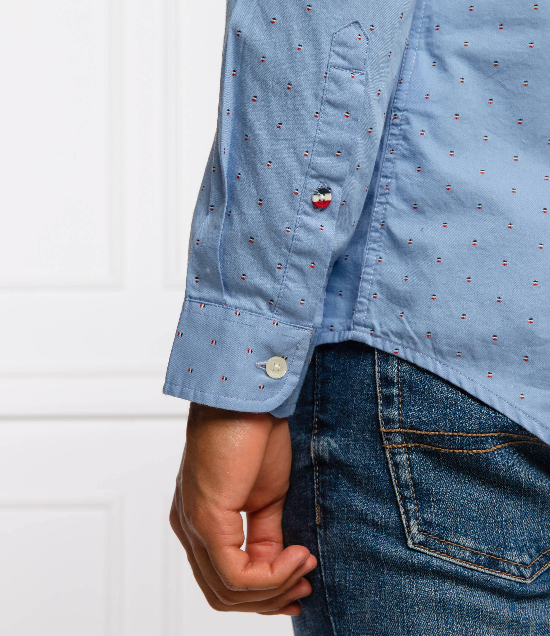 TOMMY JEANS Shirt DOBBY & Koszula Slim Fit
