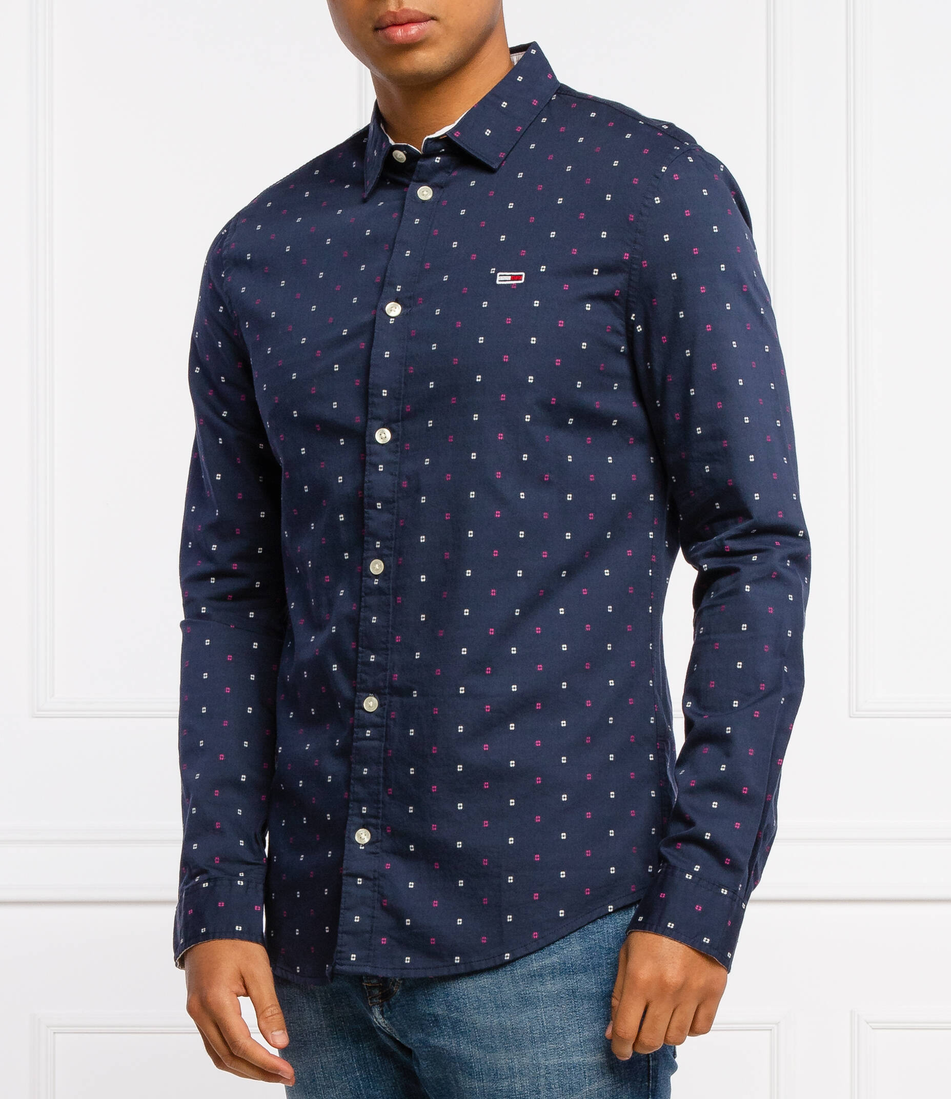 TOMMY JEANS Shirt DOBBY & Koszula Slim Fit