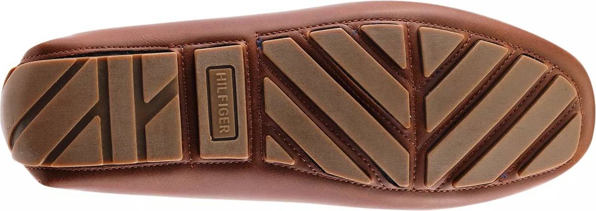 TOMMY HILFIGER Men's Tmatino Driving Loafers Brown