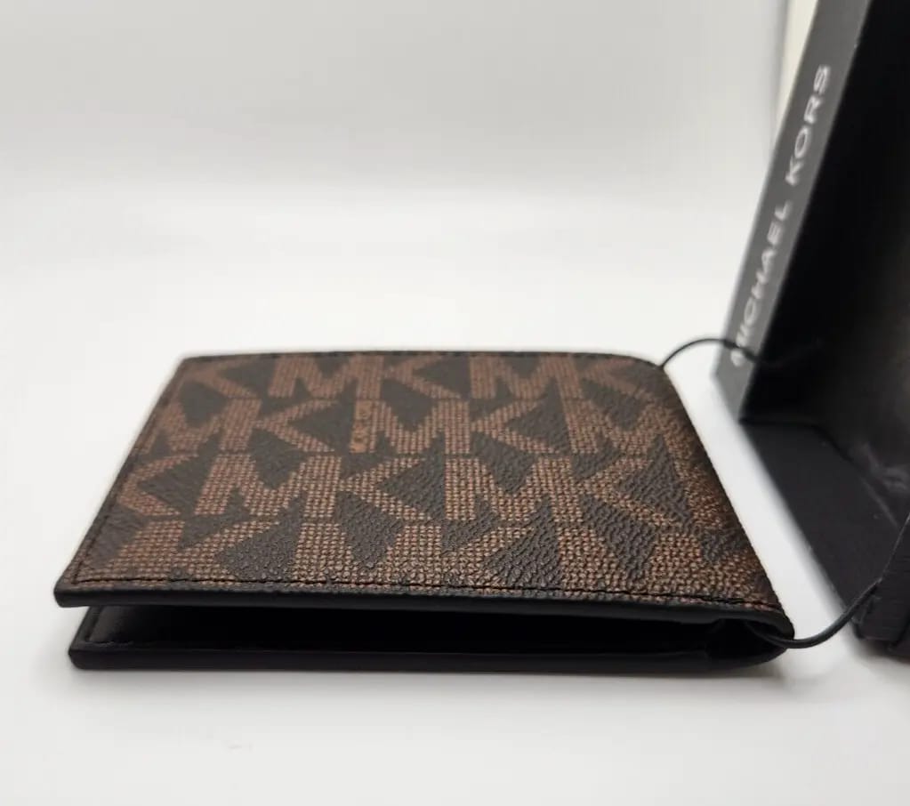 MICHAEL KORS bifold genuine leather wallet