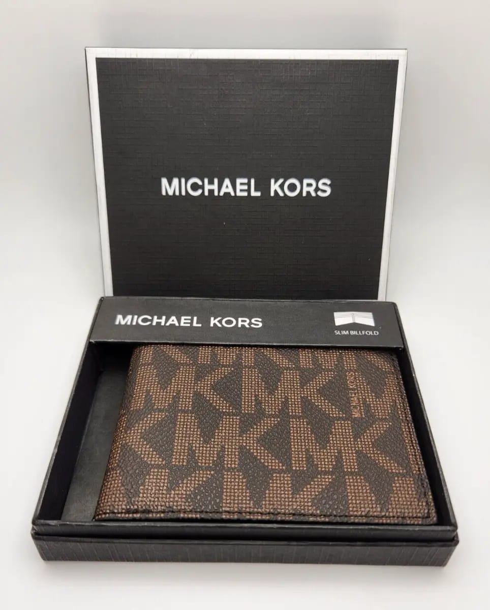 MICHAEL KORS bifold genuine leather wallet