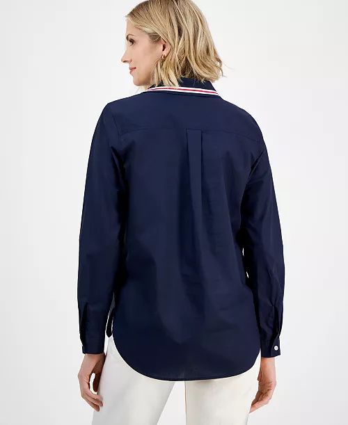 Tommy Hilfiger Women's Slit Neck Tunic