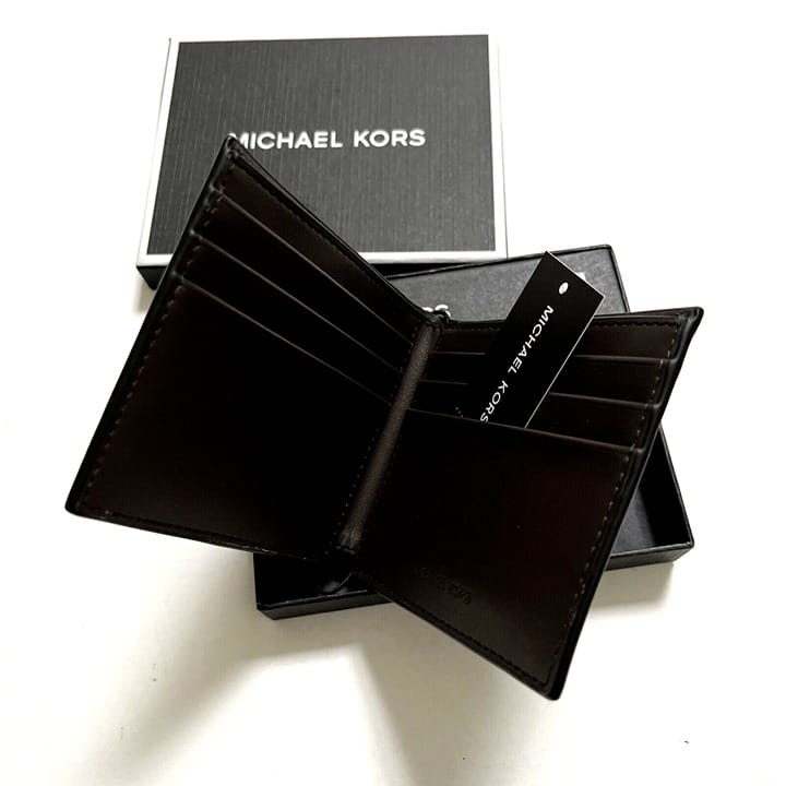 MICHAEL KORS bifold genuine leather wallet