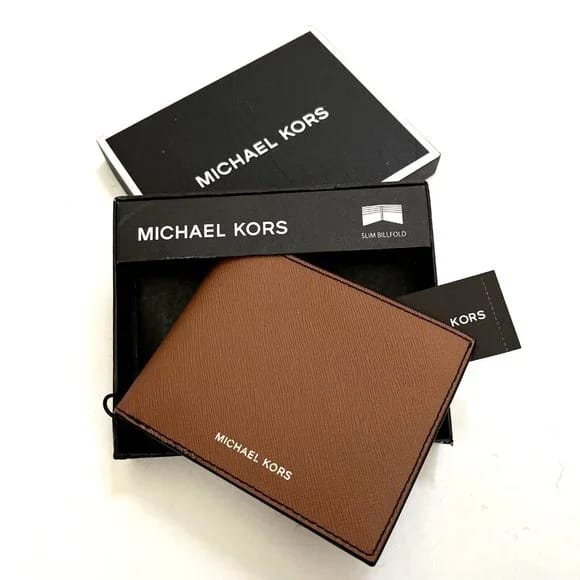 MICHAEL KORS bifold genuine leather wallet