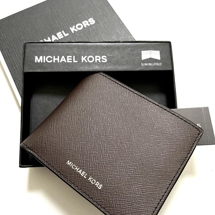MICHAEL KORS bifold genuine leather wallet