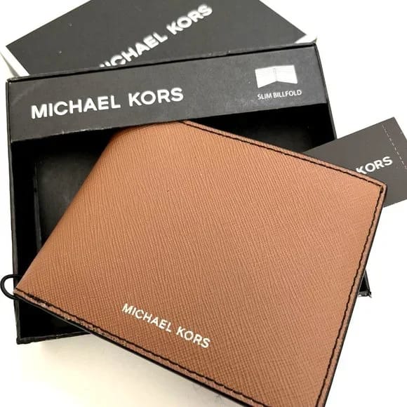 MICHAEL KORS bifold genuine leather wallet