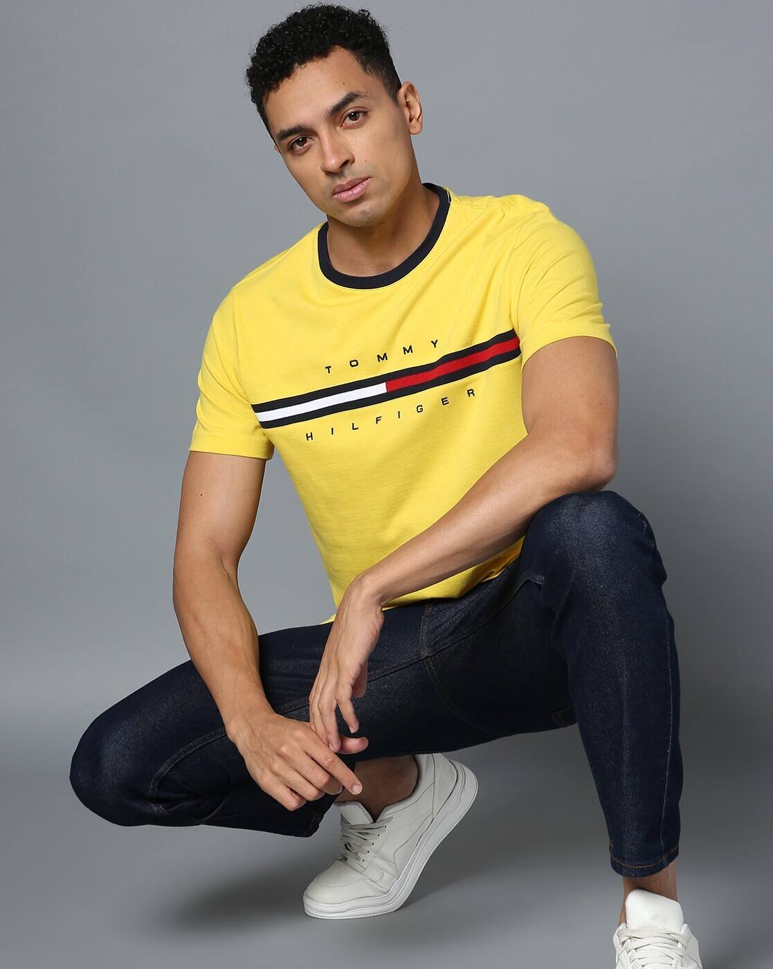 TOMMY HILFIGER Embroidered Logo Regular-Fit Cotton T-Shirt