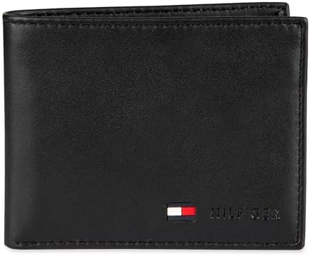 TOMMY HILFIGER bifold genuine leather wallet