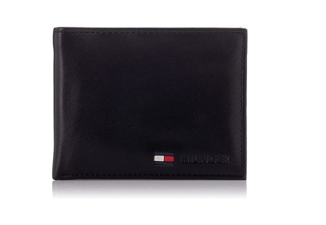 TOMMY HILFIGER bifold genuine leather wallet