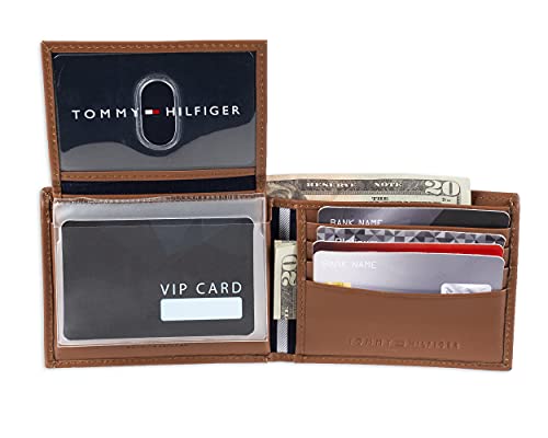 TOMMY HILFIGER bifold genuine leather wallet