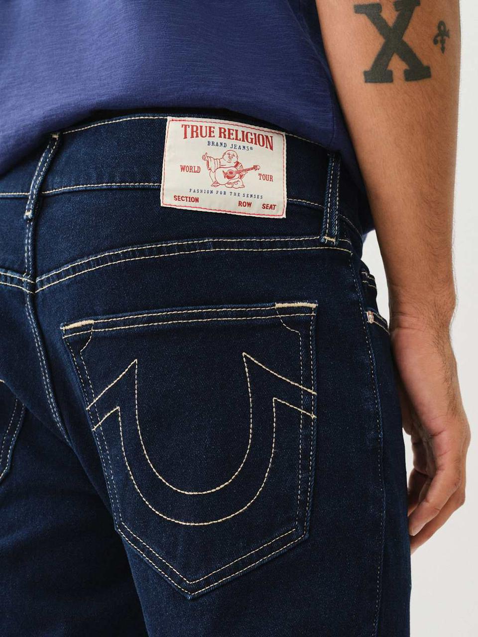 TRUE RELIGION ROCCO SINGLE NEEDLE SKINNY JEAN Blue True Religion