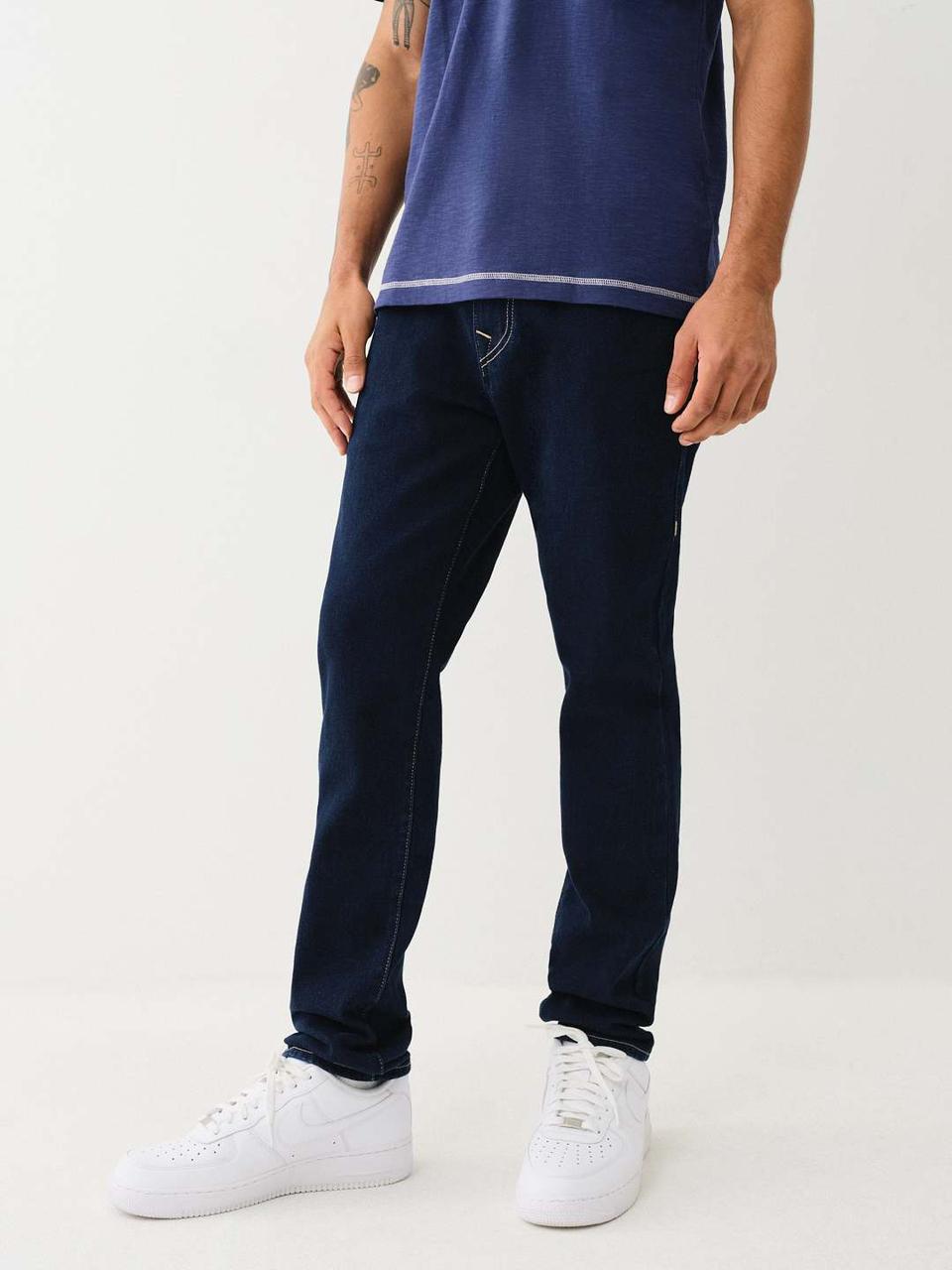 TRUE RELIGION ROCCO SINGLE NEEDLE SKINNY JEAN Blue True Religion