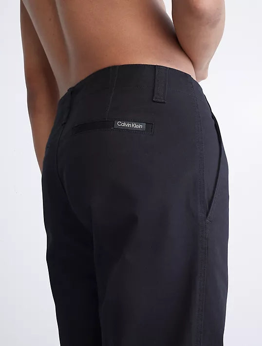 CALVIN KLEIN Men's Solid Utility Chinos Khakis