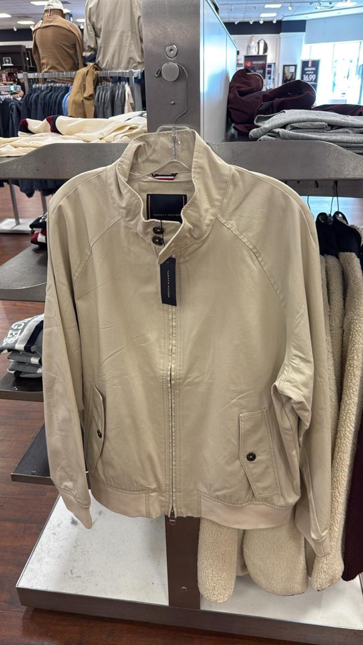 TOMMY HILFIGER MENS Jacket - Light Beige
