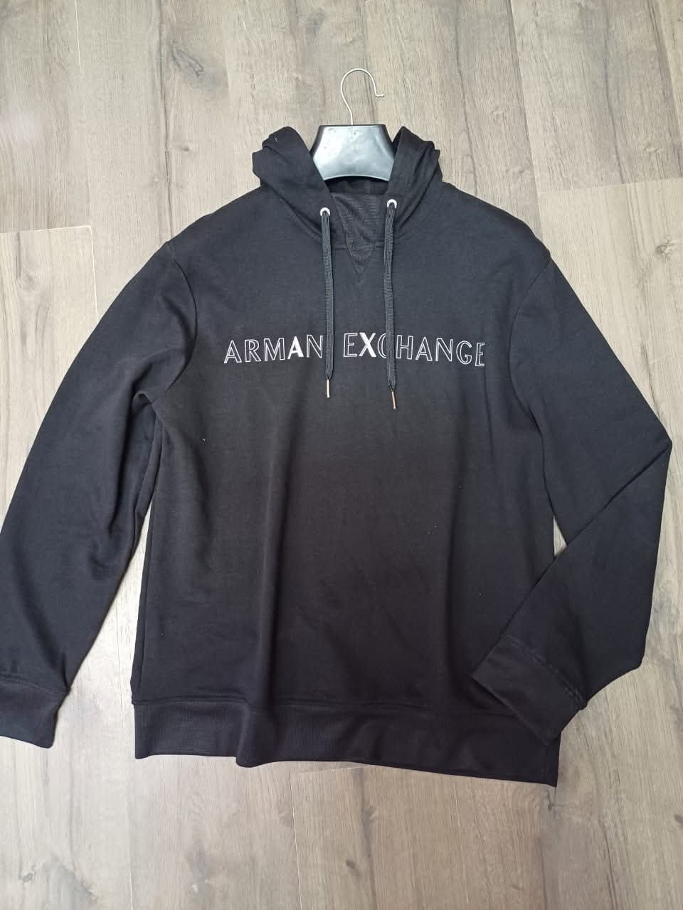 ARMANI EXCHANGE Men’s Logo Print Hoodie