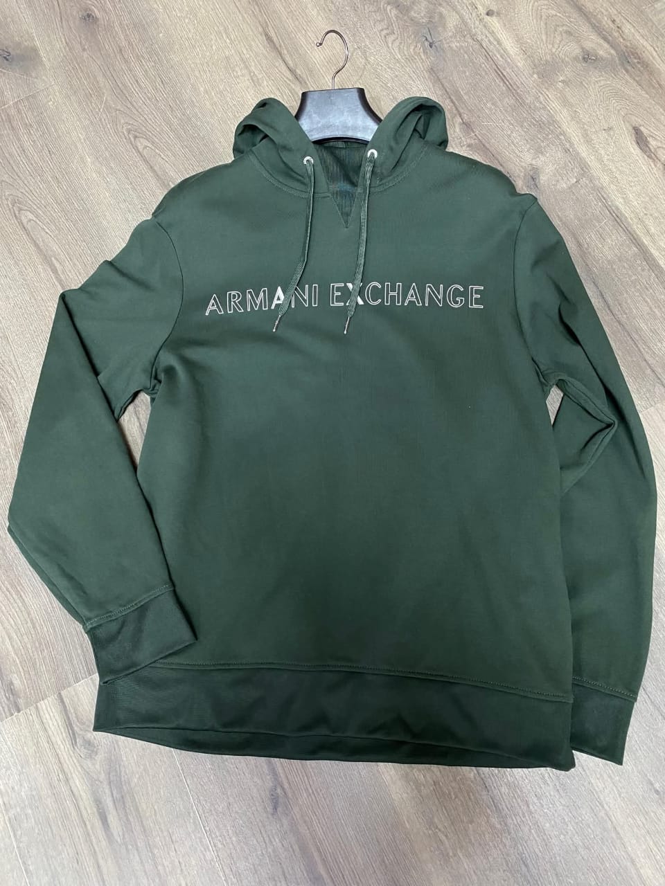 ARMANI EXCHANGE Men’s Logo Print Hoodie