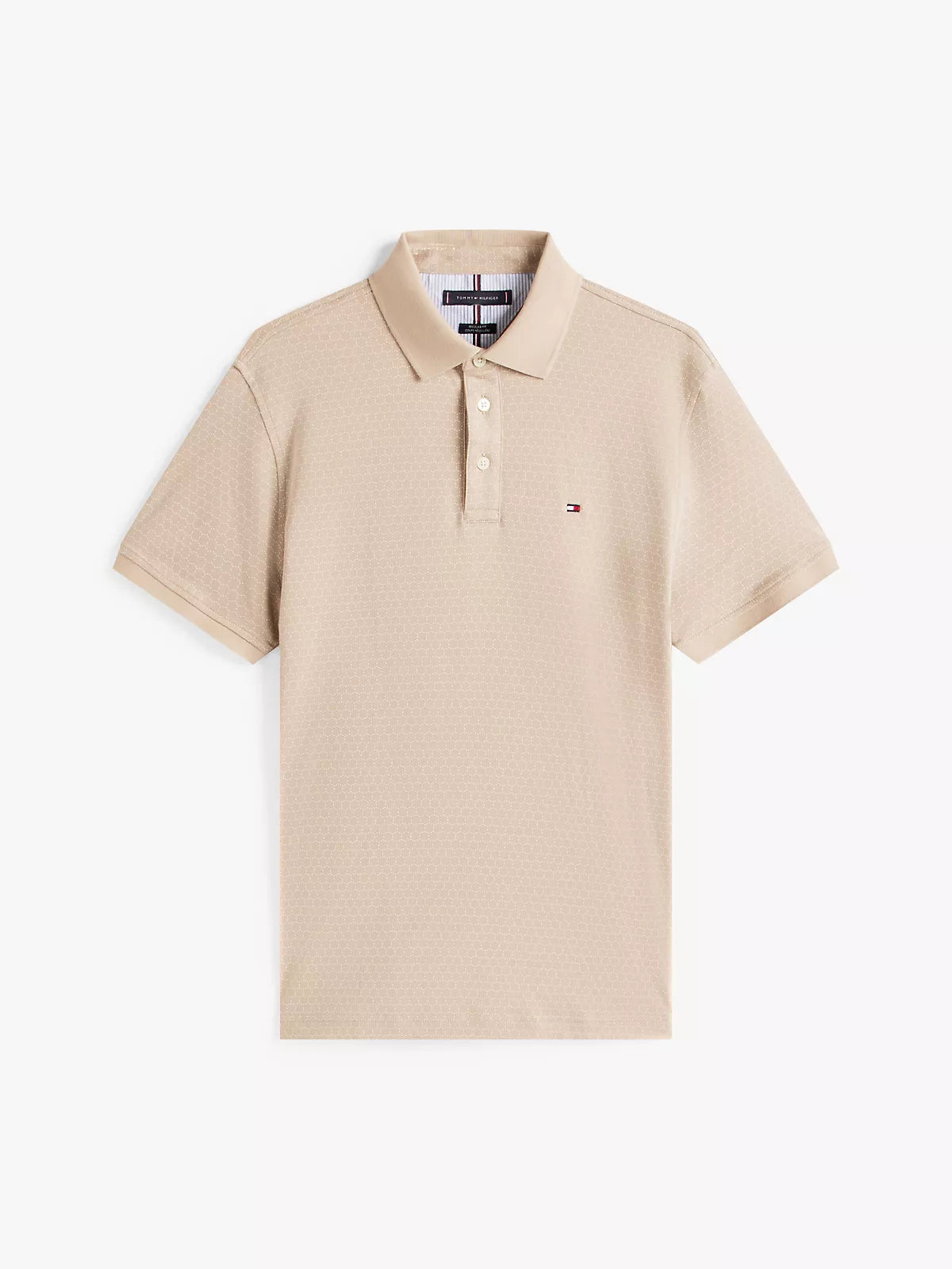 TOMMY HILFIGER Regular Fit Honeycomb Interlock Polo