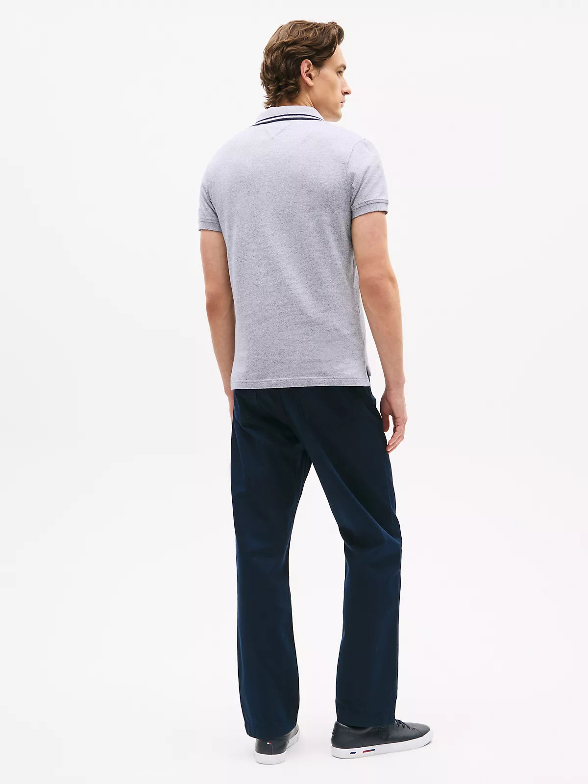 TOMMY HILFIGER Slim Fit Heathered Polo