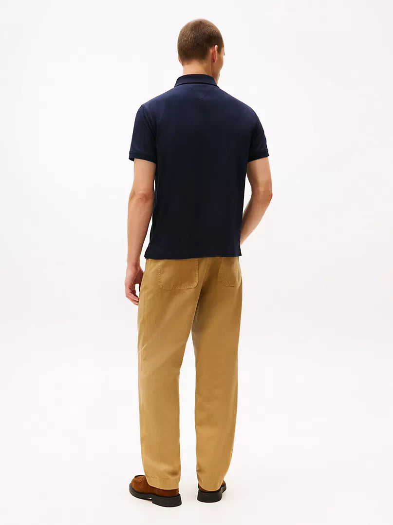 Tommy Hilfiger Regular Fit Textured Monogram Polo