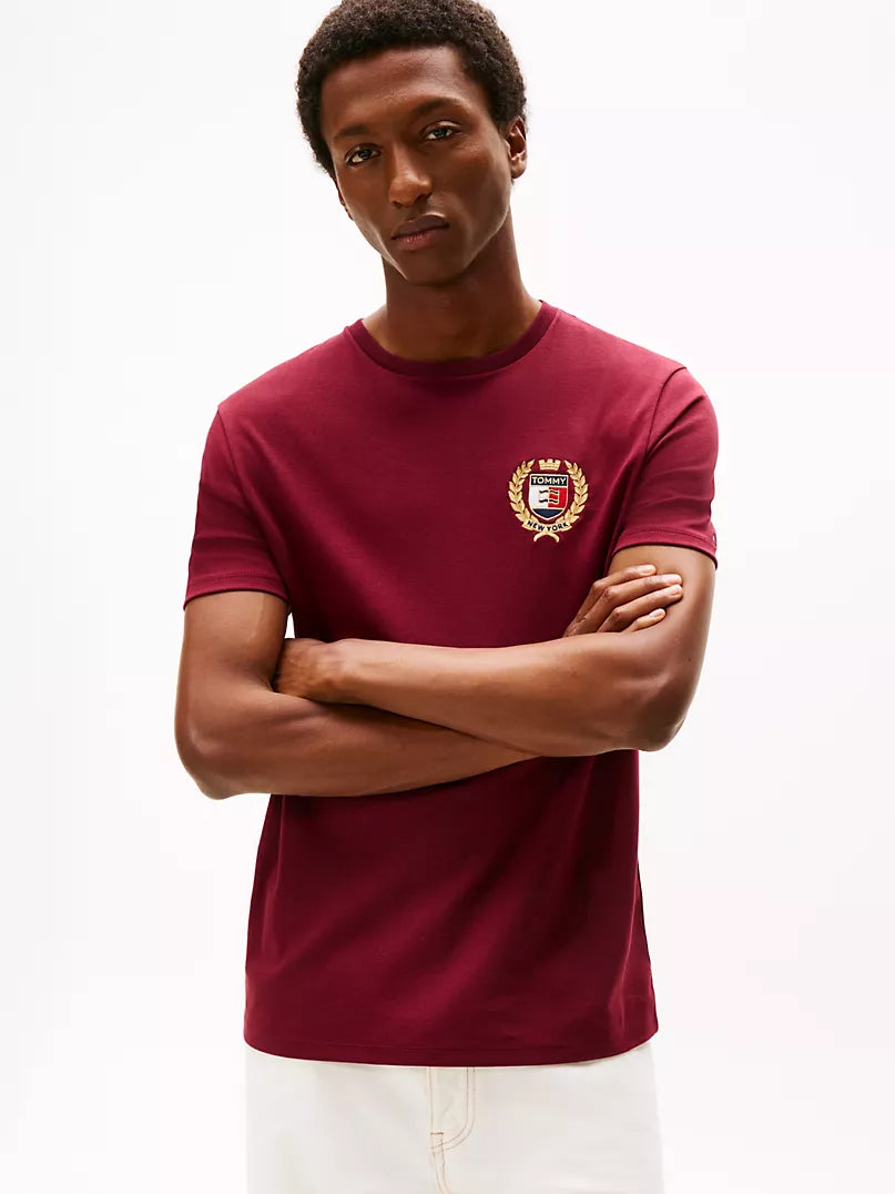 Tommy Hilfiger Laurel Leaf Cotton Interlock T-Shirt Regular Fit