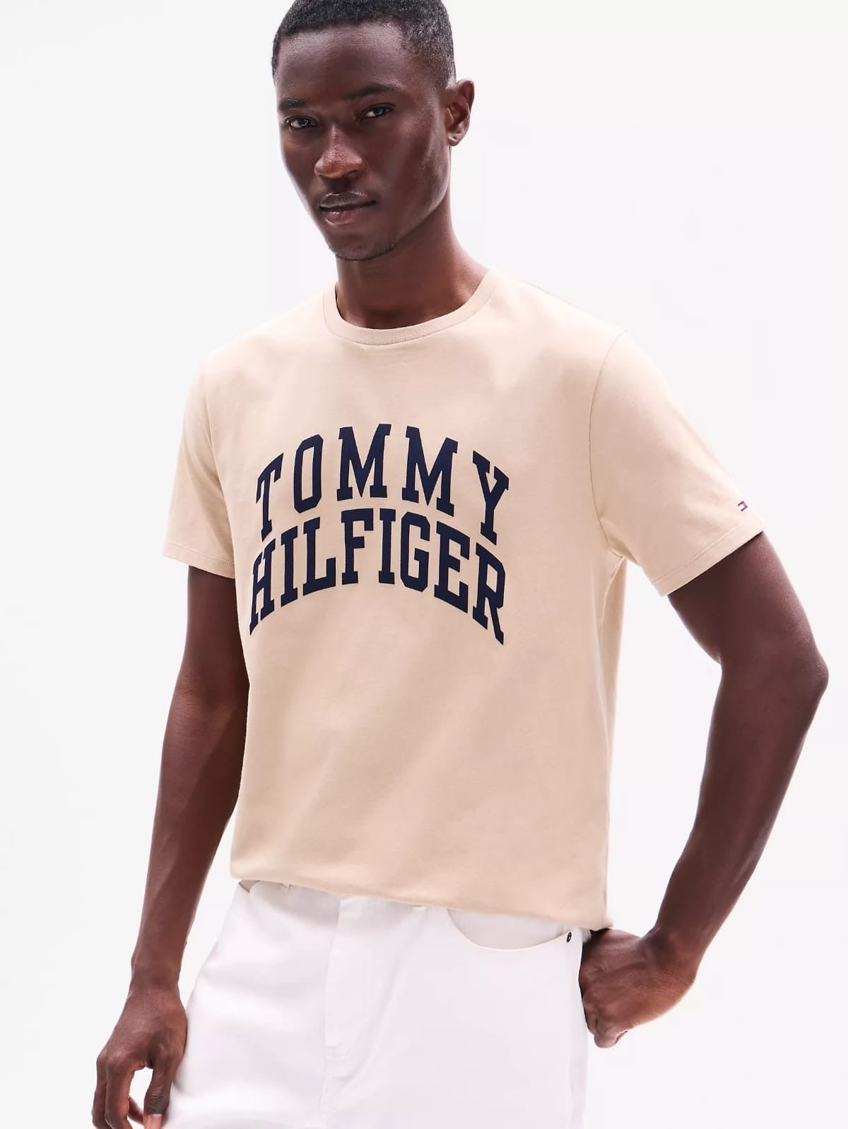 TOMMY HILFIGER Block Letter Logo T-Shirt