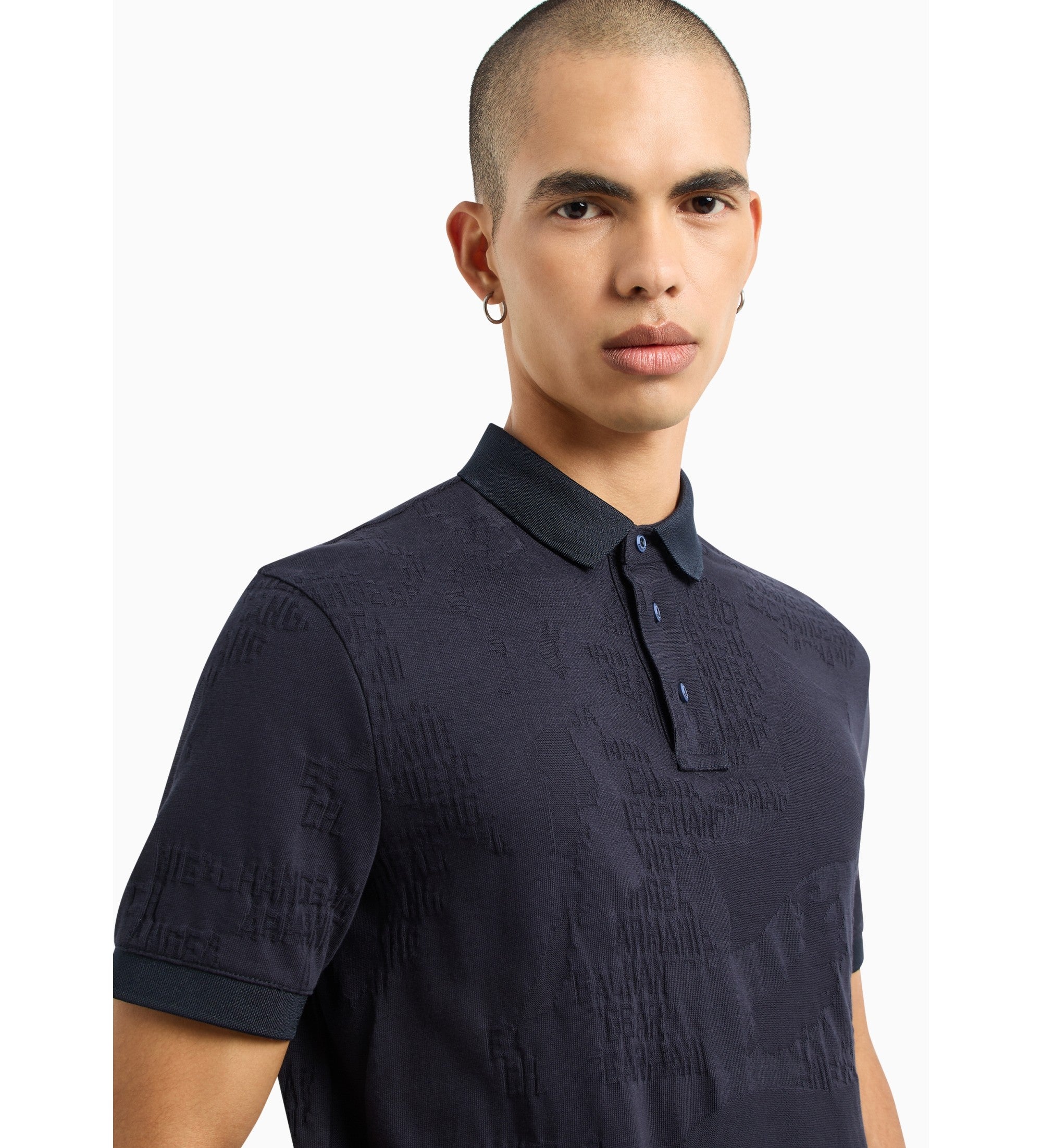 Armani Exchange POLOSHIRT MARINE RELIEF