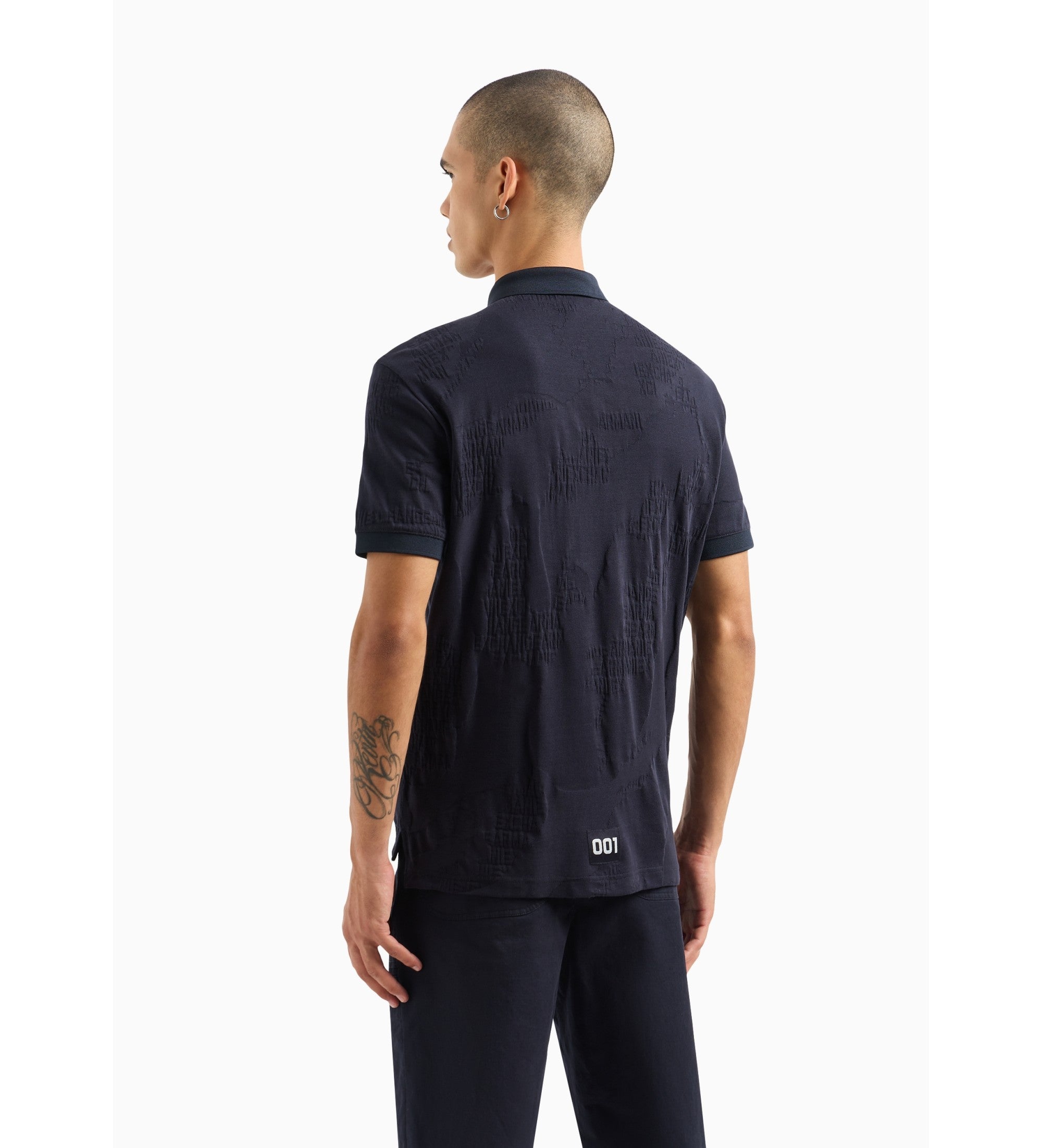 Armani Exchange POLOSHIRT MARINE RELIEF