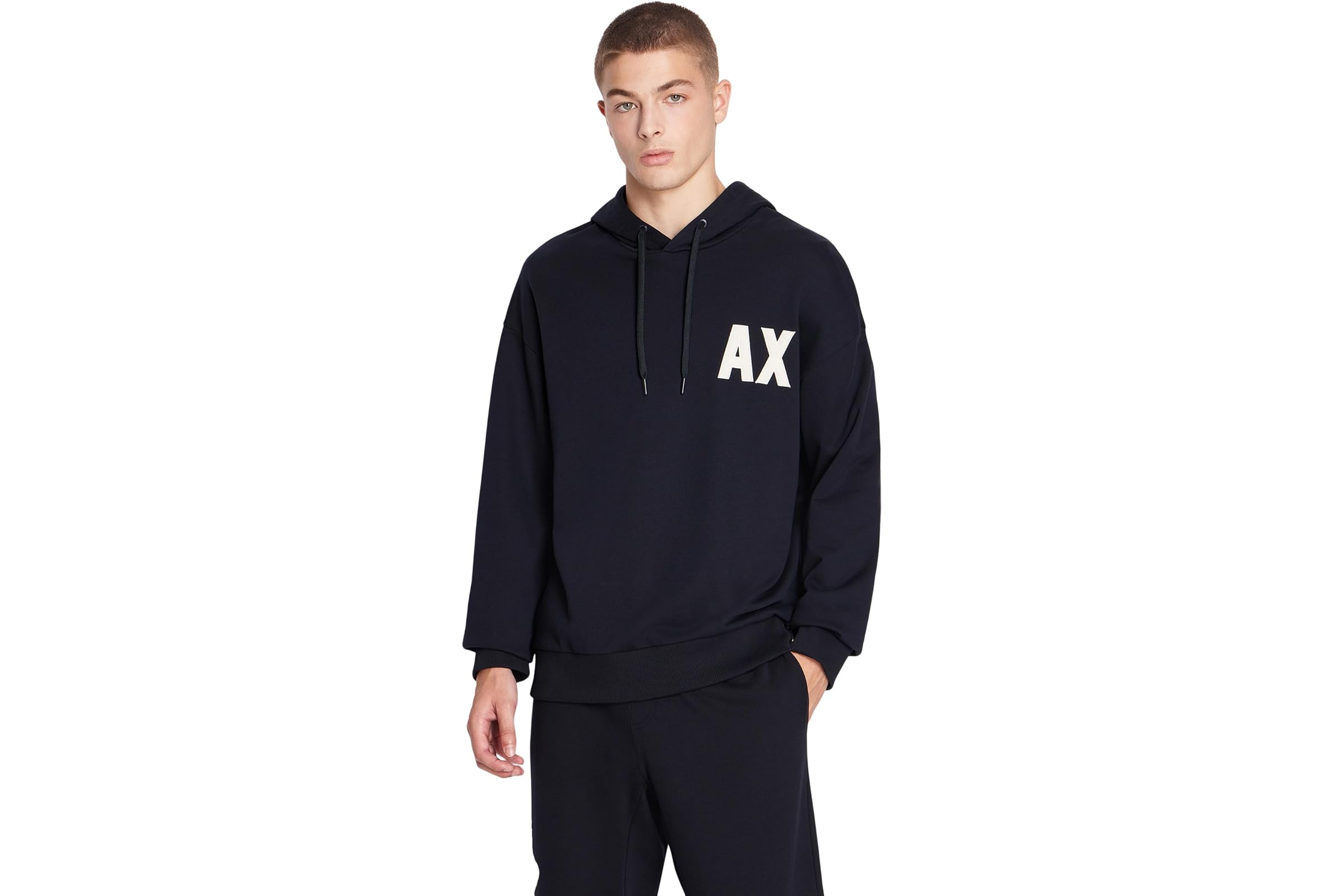 ARMANI EXCHANGE Hooded Sweatshirt With Logo Print