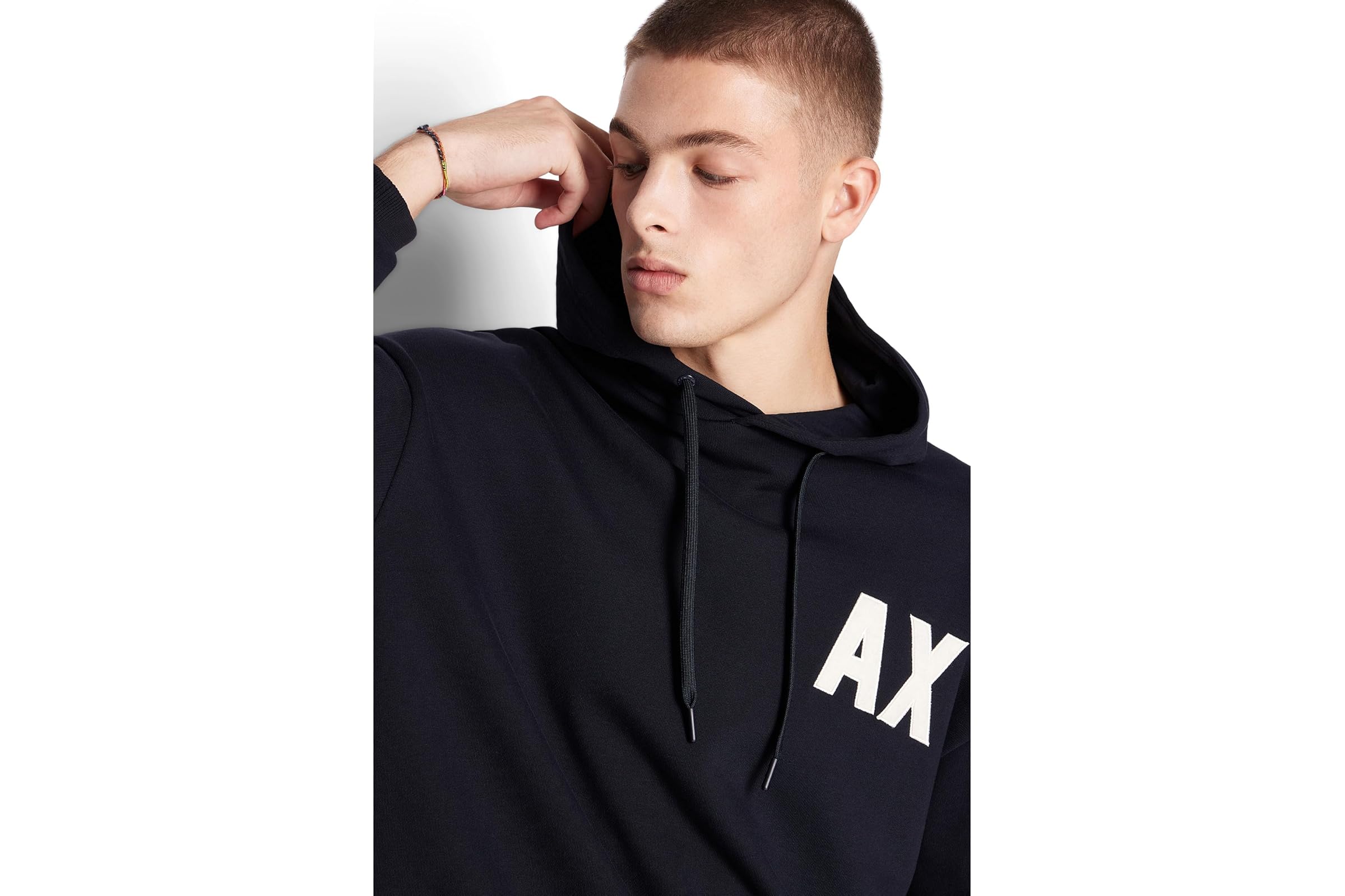 ARMANI EXCHANGE Hooded Sweatshirt With Logo Print