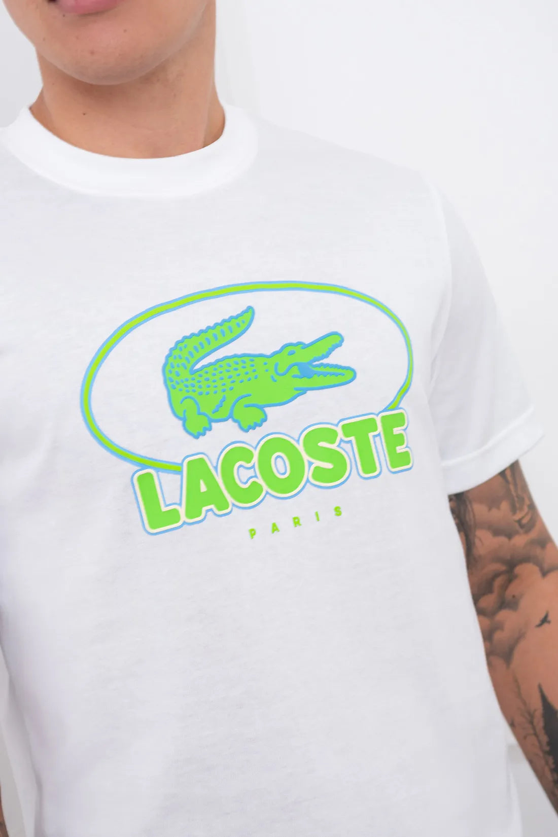 LACOSTE T-shirt  White Regular Fit