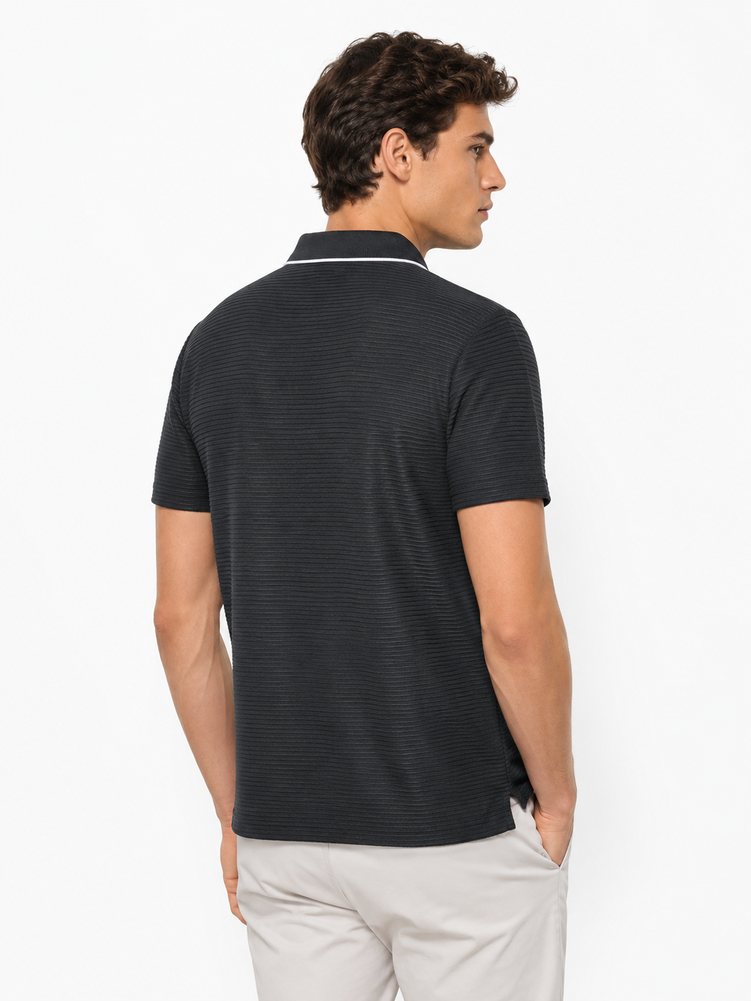 Calvin Klein Thin Stripe Knit Polo