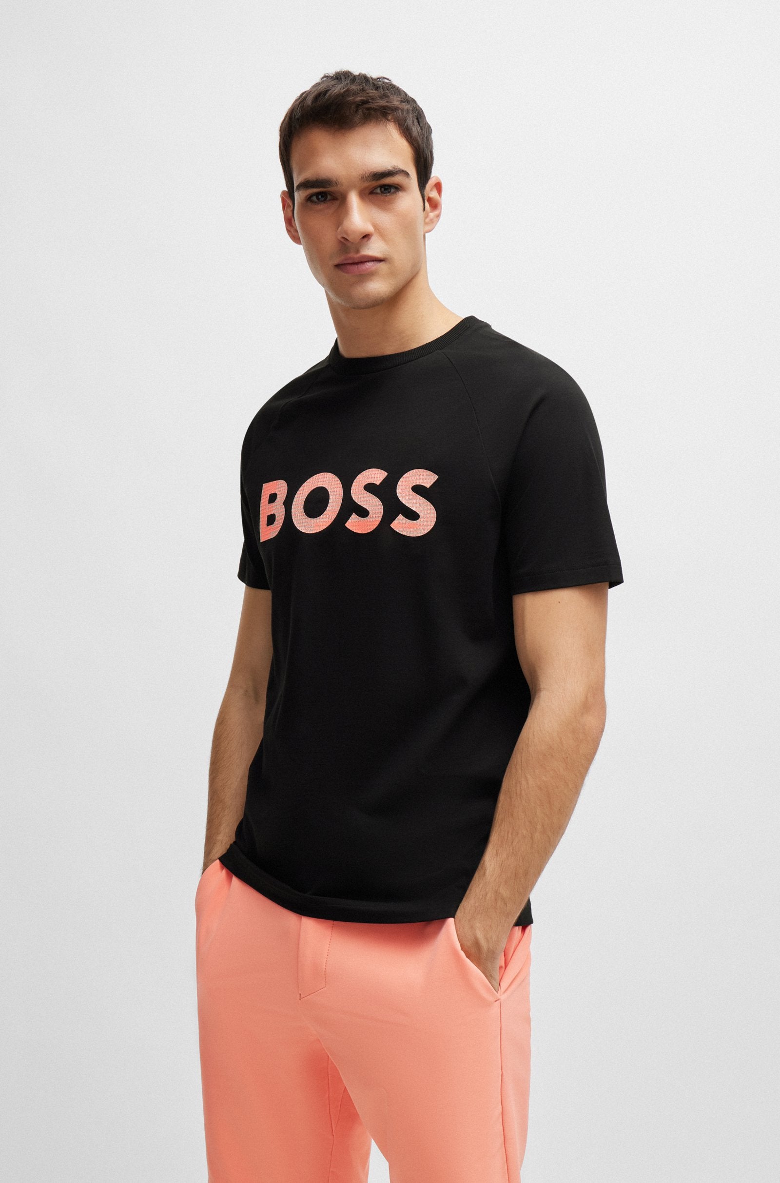BOSS Men's T-Shirt Teebero Regular Fit in black