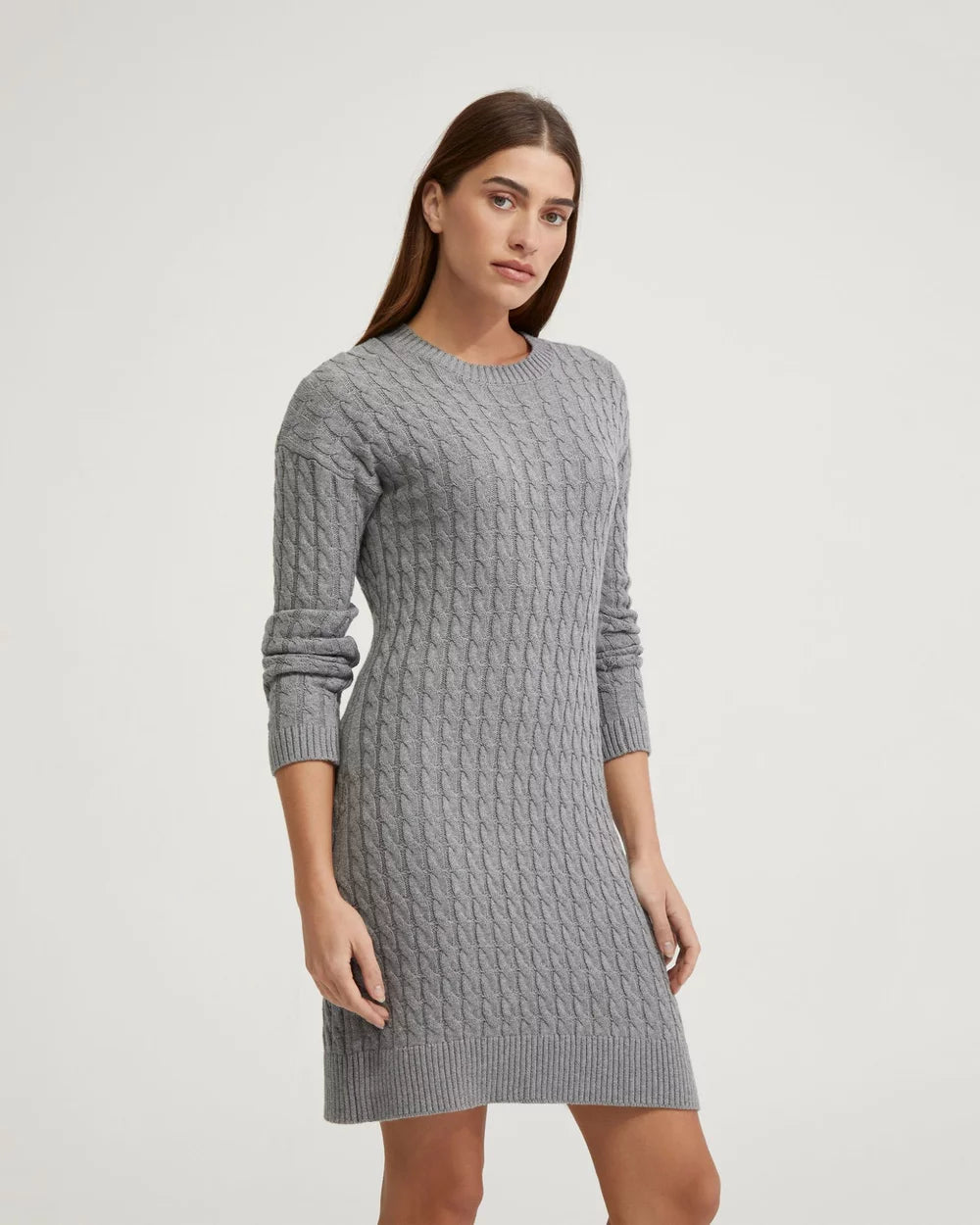 TOMMY HILFIGER Soft Wool Cable Knit Dress - Red | Very Ireland