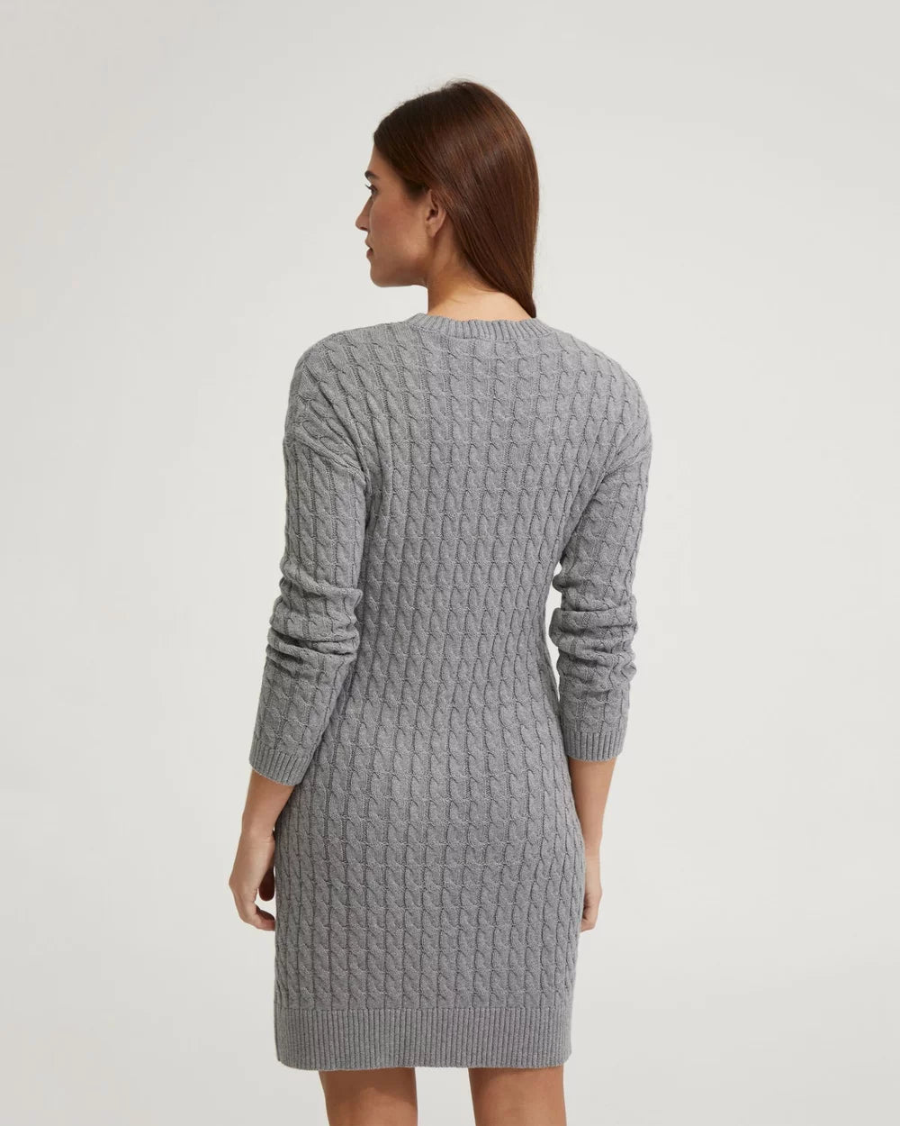 TOMMY HILFIGER Soft Wool Cable Knit Dress - Red | Very Ireland