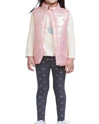 Calvin Klein Kids' Girls 3 Piece Vest Set
