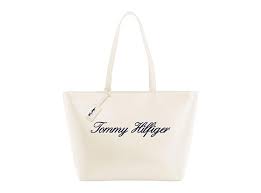 Tommy Hilfiger Brand Logo Printed Structured Shoulder Bag