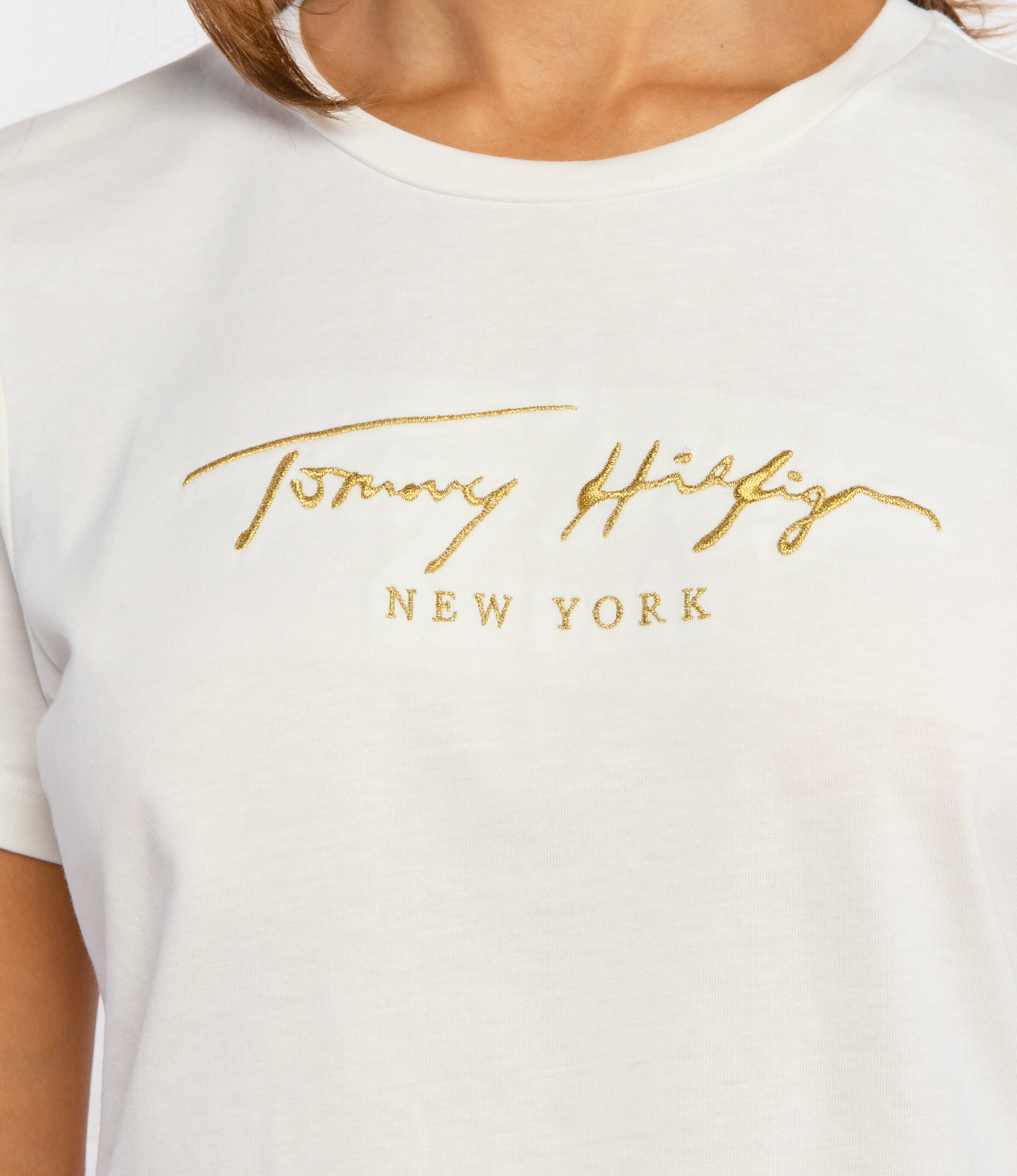 TOMMY HILFIGER Women's burgundy T-shirt