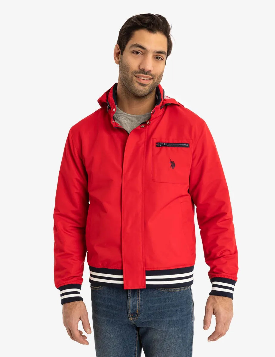 US. POLO ASSN. YACHT JACKET WITH PATCH POCKET
