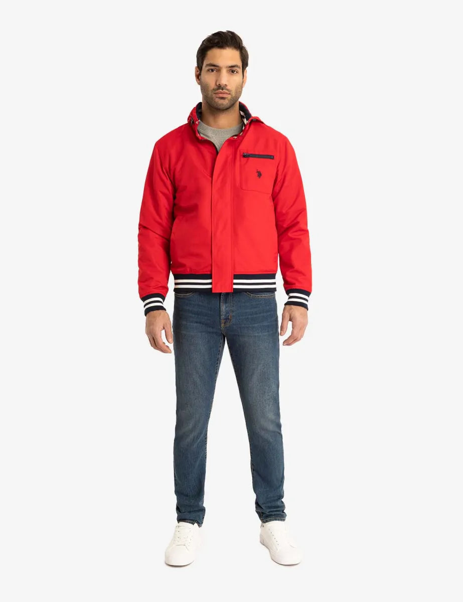 US. POLO ASSN. YACHT JACKET WITH PATCH POCKET