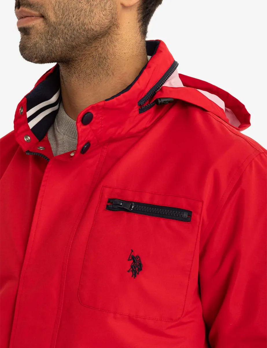 US. POLO ASSN. YACHT JACKET WITH PATCH POCKET