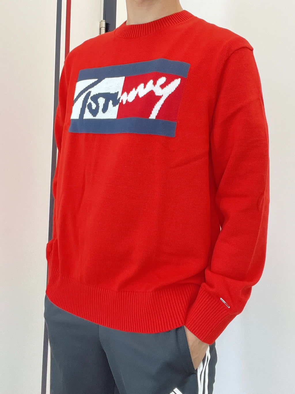 TOMMY JEANS Crew Neck Relaxed Fit Jumper