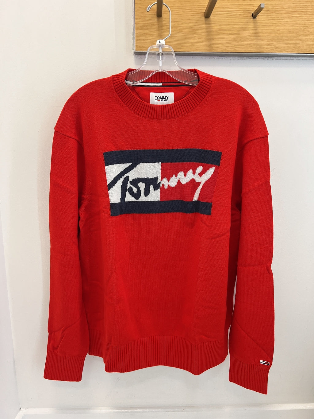 TOMMY JEANS Crew Neck Relaxed Fit Jumper