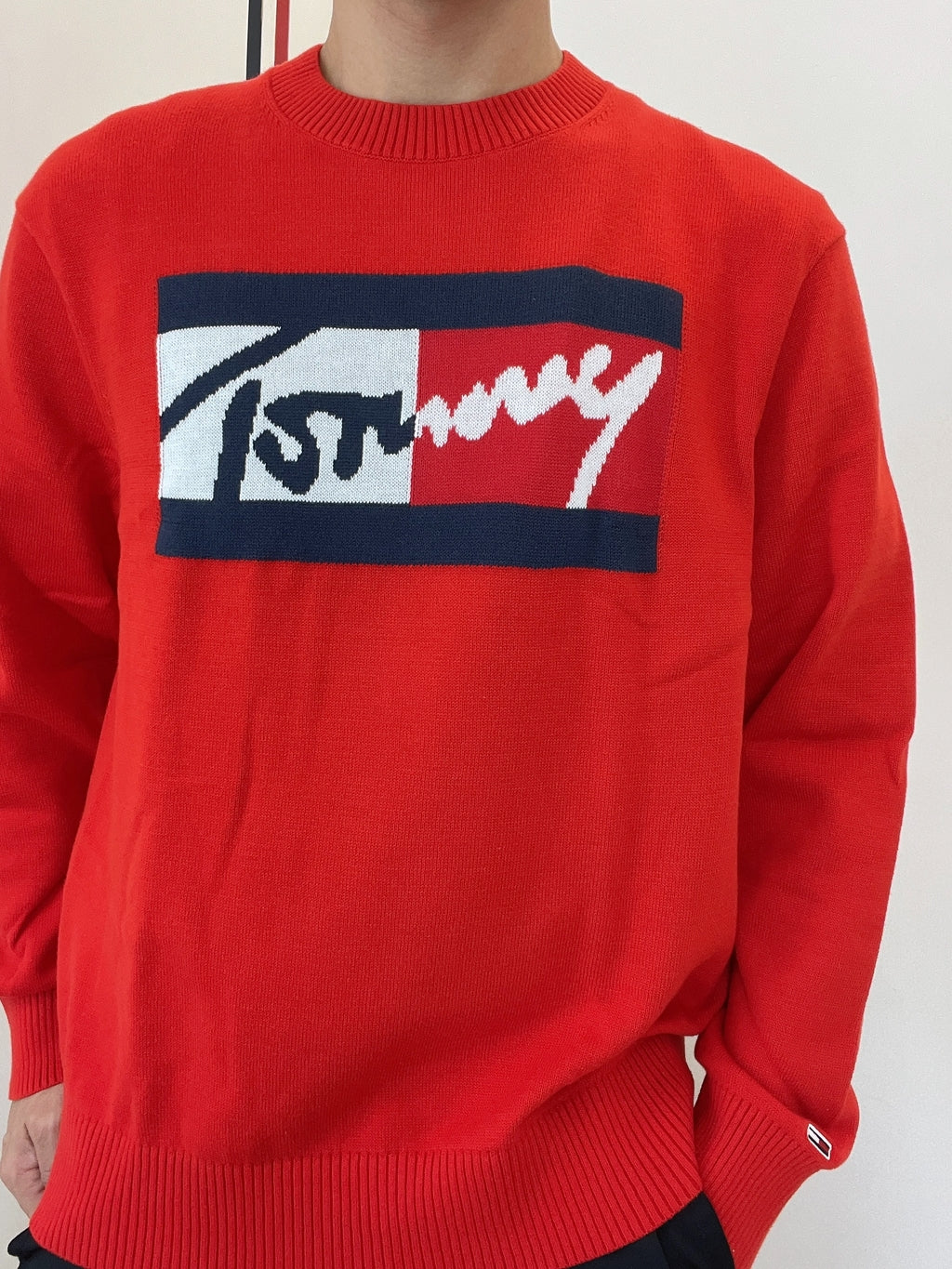 TOMMY JEANS Crew Neck Relaxed Fit Jumper