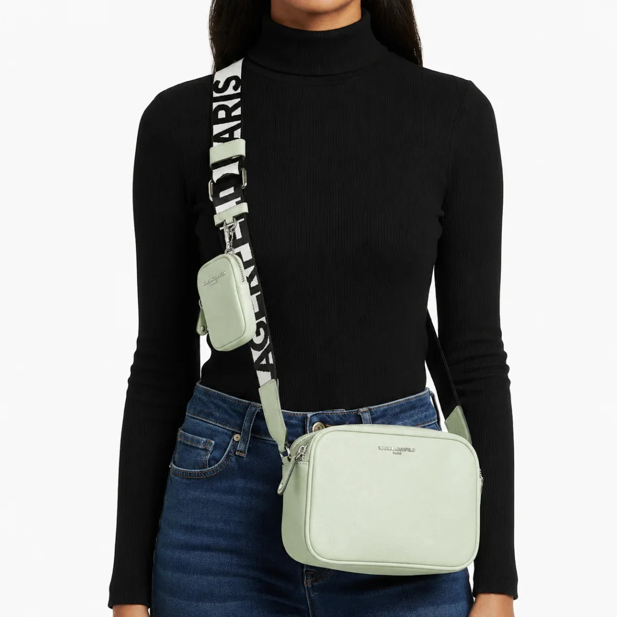 Karl Lagerfeld Paris Women's Maybelle Solid Crossbody