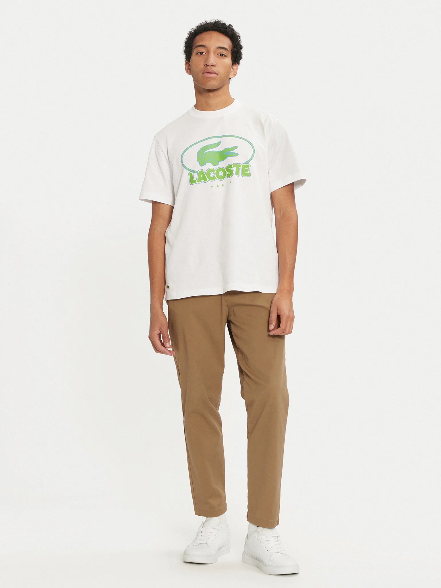 LACOSTE T-shirt  White Regular Fit