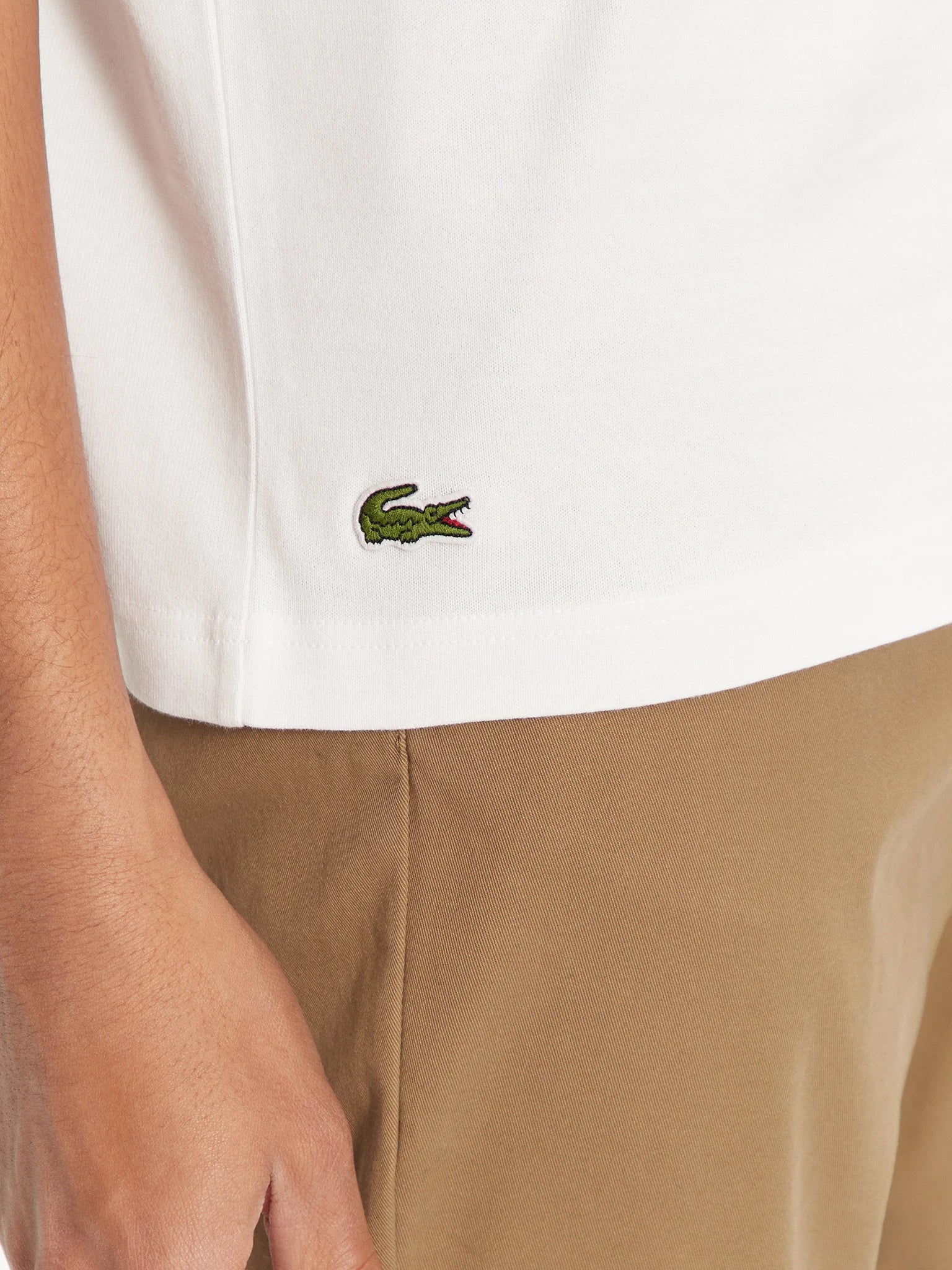 LACOSTE T-shirt  White Regular Fit