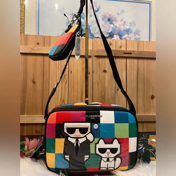 Karl Lagerfeld Paris Women's Maybelle Multi Combo Camera Crossbody Bag