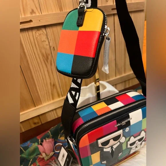 Karl Lagerfeld Paris Women's Maybelle Multi Combo Camera Crossbody Bag