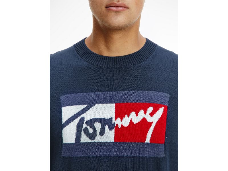 TOMMY JEANS Crew Neck Relaxed Fit Jumper