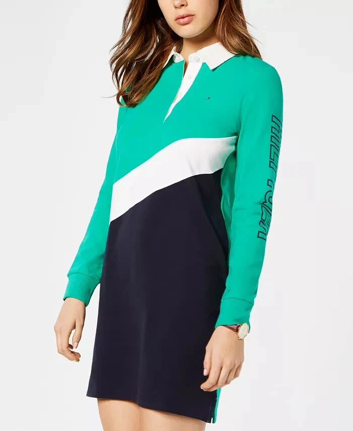 TOMMY HILFIGER Striped Rugby Dress